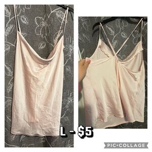 Amazon Satin Crossback Tank